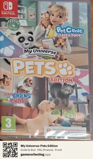 My Universe: Pets Edition Nintendo Switch, France box front