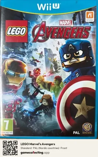 LEGO Marvel's Avengers Nintendo Wii U, Nordic countries box front