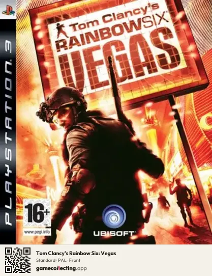 Tom Clancy's Rainbow Six: Vegas PlayStation 3, PAL box front