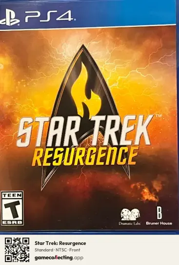 Star Trek: Resurgence PlayStation 4, NTSC box front