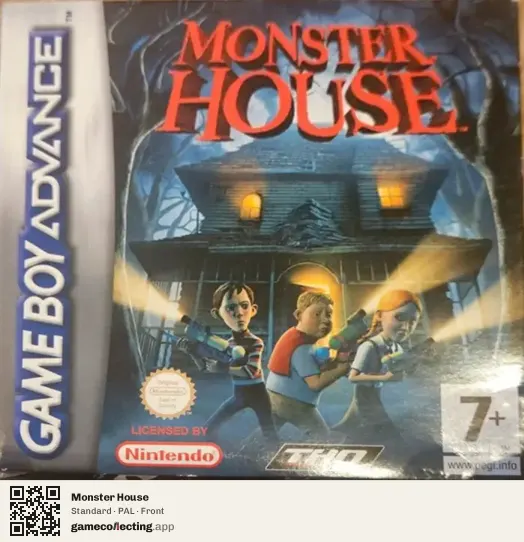 Monster House Game Boy Advance, PAL box front