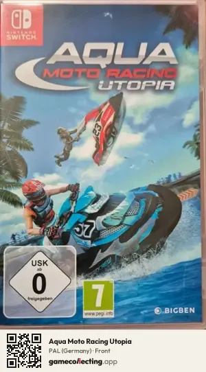 Aqua Moto Racing Utopia Nintendo Switch, Germany box front