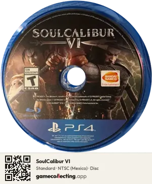 SoulCalibur VI PlayStation 4, NTSC disc