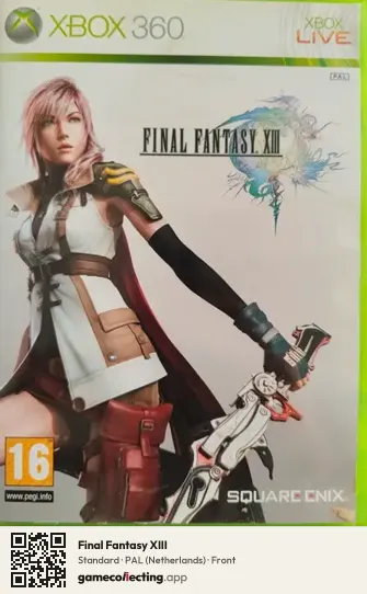 Final Fantasy XIII Xbox 360, Netherlands box front