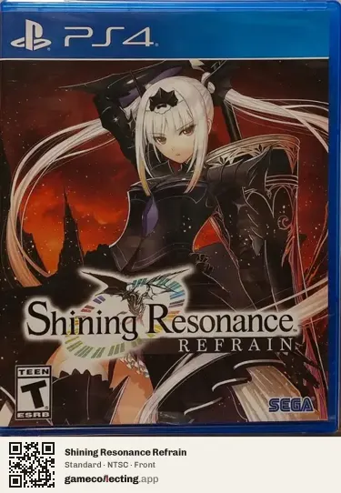 Shining Resonance Refrain PlayStation 4, NTSC box front