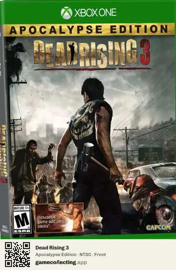 Dead Rising 3 Xbox One, NTSC box front