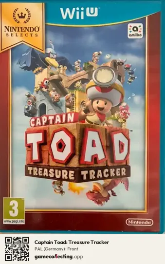 Captain Toad: Treasure Tracker Nintendo Wii U, Germany box front