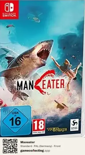Maneater Nintendo Switch, Germany box front