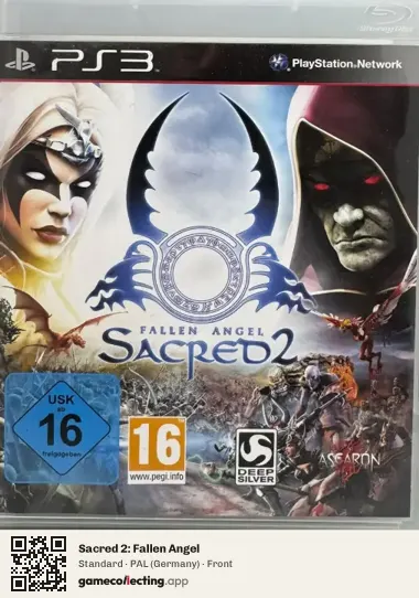 Sacred 2: Fallen Angel PlayStation 3, Germany box front