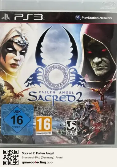 Sacred 2: Fallen Angel PlayStation 3, Germany box front