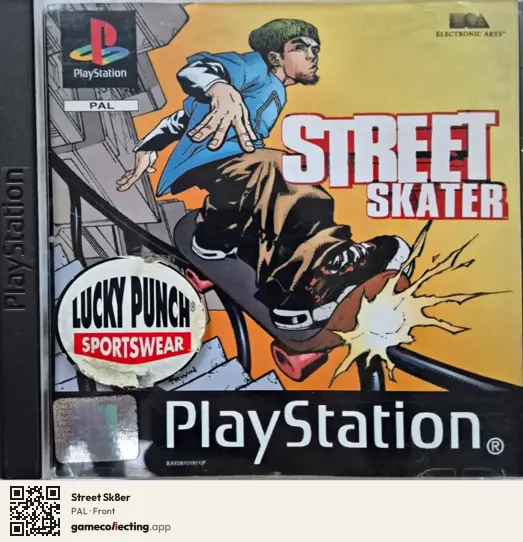 Street Sk8er PlayStation, PAL box front