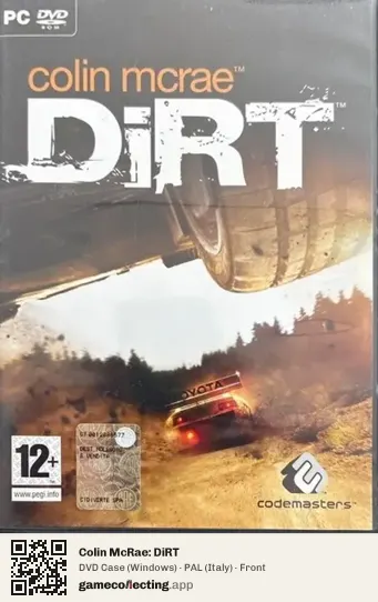 Colin McRae: DiRT Computer, Italy box front