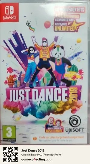 Just Dance 2019 Nintendo Switch, France box front