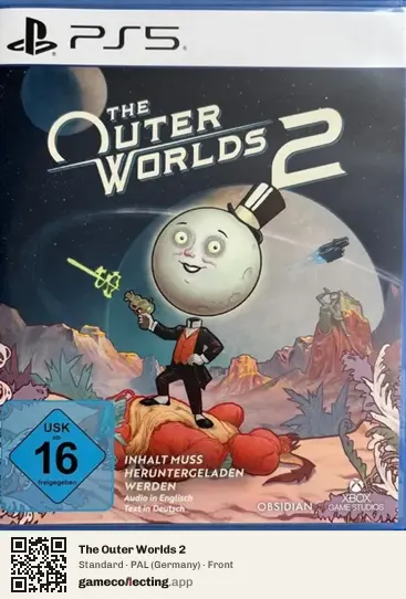 The Outer Worlds 2 PlayStation 5, Germany box front