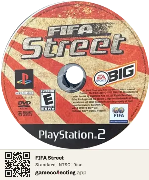 FIFA Street PlayStation 2, NTSC disc