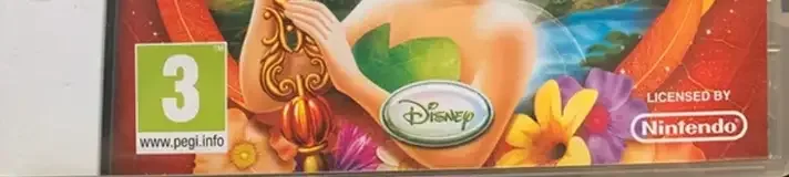 Tinker Bell and the Lost Treasure, the PEGI square on its front