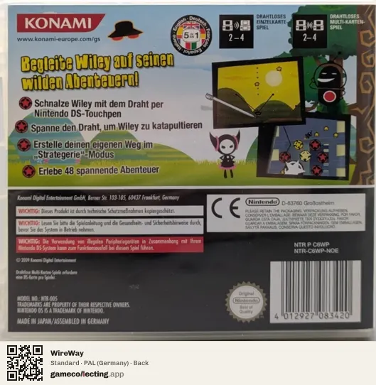 WireWay Nintendo DS, Germany box back