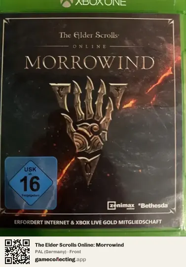 The Elder Scrolls Online: Morrowind Xbox One, Germany box front