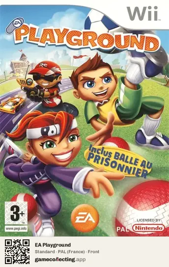 EA Playground Nintendo Wii, France box front