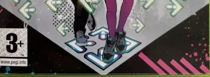 Dance Dance Revolution Universe 2, the PEGI square on its front