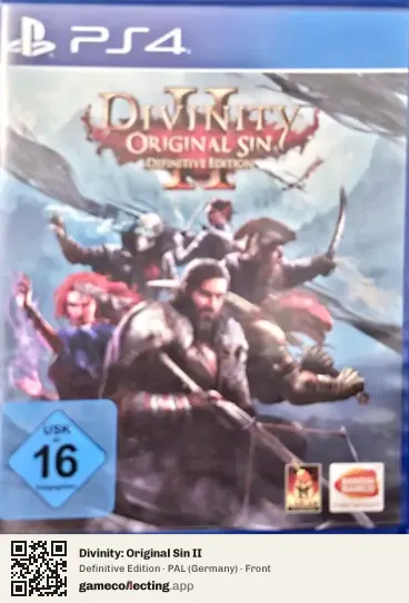 Divinity: Original Sin II PlayStation 4, Germany box front