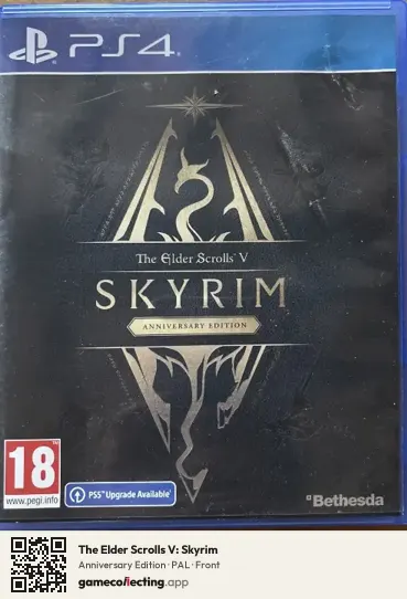 The Elder Scrolls V: Skyrim PlayStation 4, PAL box front