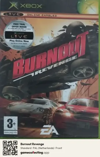 Burnout Revenge Xbox, Netherlands box front