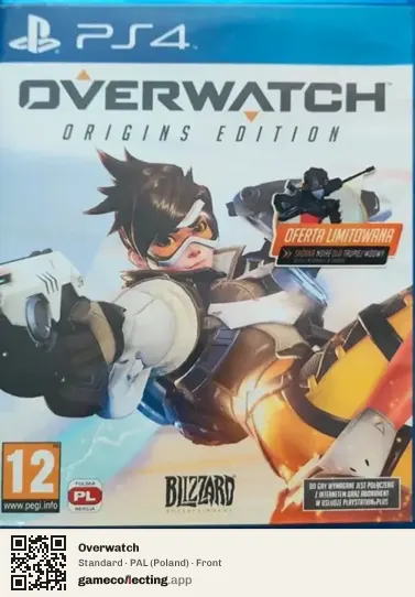Overwatch PlayStation 4, Poland box front
