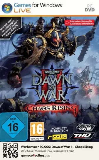 Warhammer 40,000: Dawn of War II - Chaos Rising Computer, Germany box front