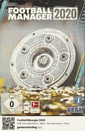 Football Manager 2020 Computer, Germany box front