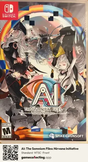 AI: The Somnium Files: Nirvana Initiative Nintendo Switch, NTSC box front