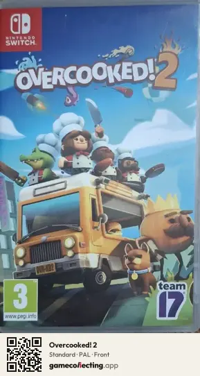 Overcooked! 2 Nintendo Switch, PAL box front
