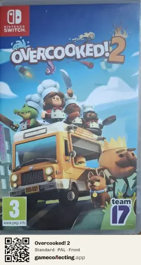 Overcooked! 2 Nintendo Switch, PAL box front