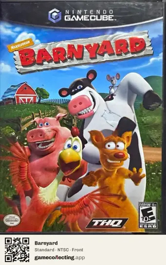 Barnyard Nintendo GameCube, NTSC box front