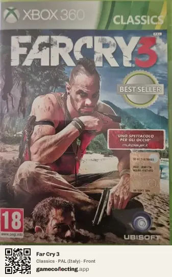 Far Cry 3 Xbox 360, Italy box front