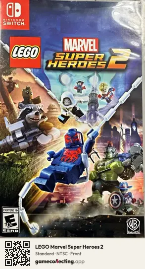 LEGO Marvel Super Heroes 2 Nintendo Switch, NTSC box front