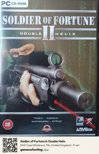Soldier of Fortune II: Double Helix Computer, United Kingdom box front