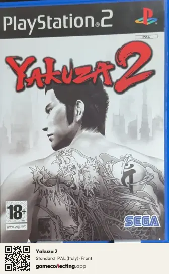 Yakuza 2 PlayStation 2, Italy box front