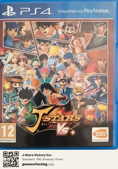 J-Stars Victory Vs+ PlayStation 4, France box front