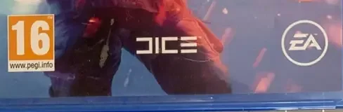Battlefield V, the PEGI square on its front