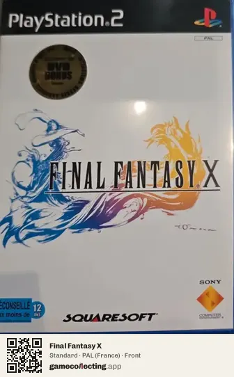 Final Fantasy X PlayStation 2, France box front