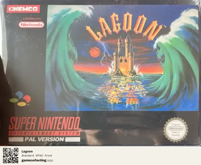 Lagoon Super Nintendo Entertainment System, NTSC box front
