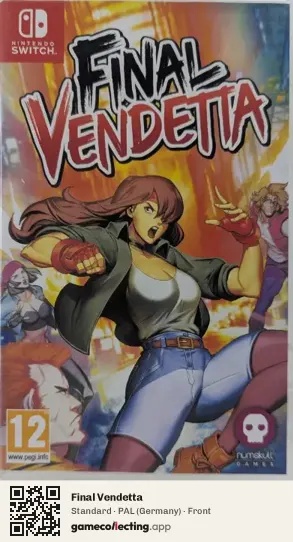 Final Vendetta Nintendo Switch, Germany box front