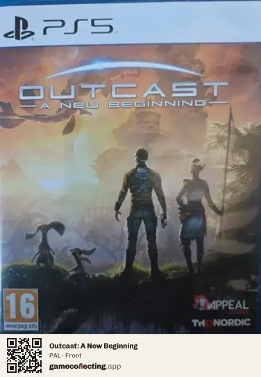Outcast: A New Beginning PlayStation 5, PAL box front
