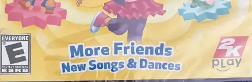 Nickelodeon Dance 2, the ESRB box on its front
