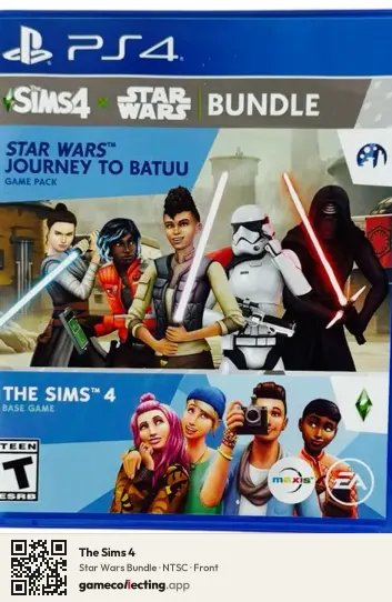 The Sims 4 PlayStation 4, NTSC box front