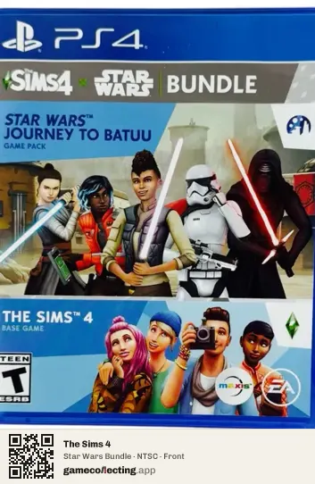 The Sims 4 PlayStation 4, NTSC box front