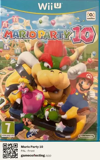Mario Party 10 Nintendo Wii U, PAL box front