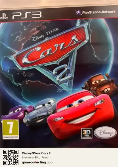 Disney/Pixar Cars 2 PlayStation 3, PAL box front