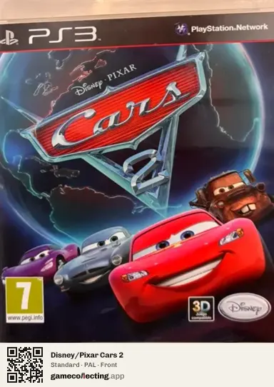 Disney/Pixar Cars 2 PlayStation 3, PAL box front